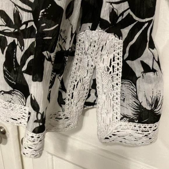 Charter Club cotton blouse size 10 - Picture 7 of 10